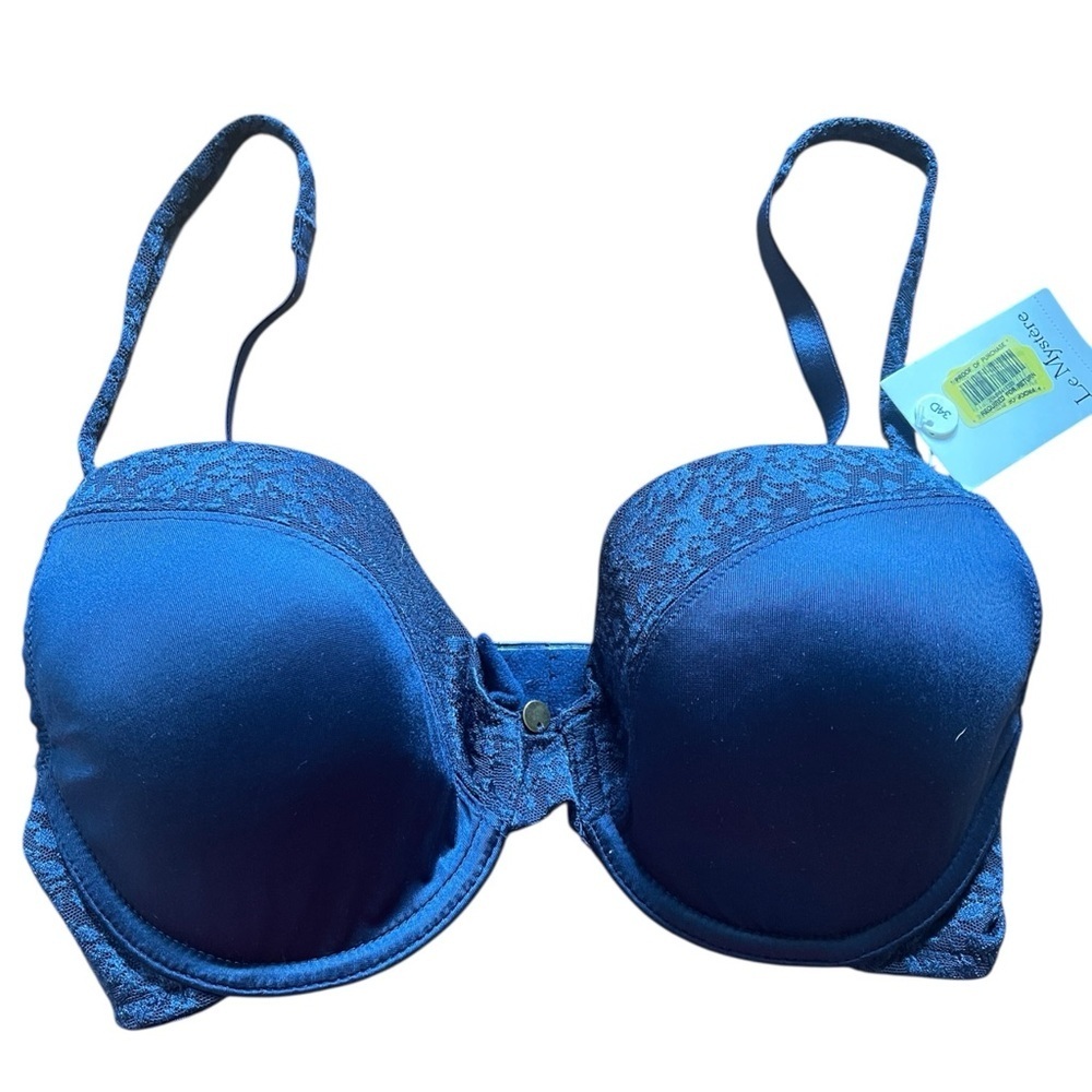 NWTS LE MYSTE’RE SAFARI PLUNGE  UNDERWIRE SQUARE BACK T-SHIRT BRA 34D